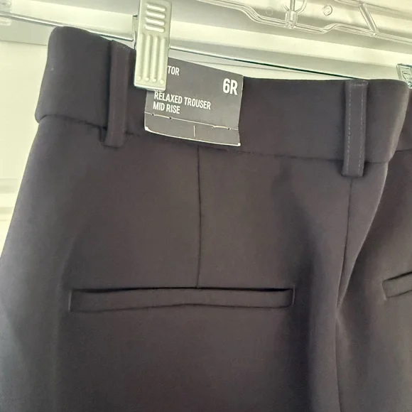 Express Women's size 6R editor relaxed mid rise trousers. NWT - Picture 4 of 9